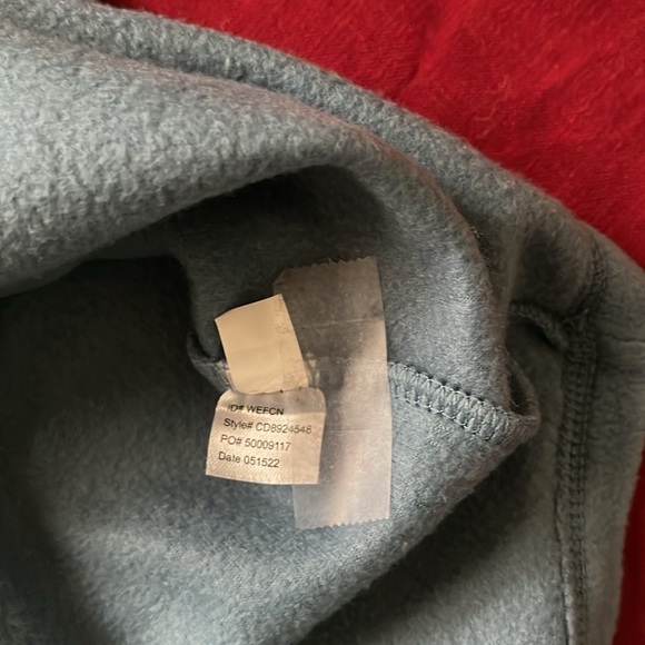 Cuddl Dudds Sz M Half-button up Light Blue Top - Picture 9 of 12